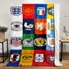 World Football Team Logos Blanket Print Blanket Soft and Cozy Perfect for the Living Room Bed Sofa or a Nap,gift