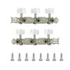 1 Pair Guitar Tuning Pegs Guitar Repairing Component Suitable for Acoustic and Electric Guitars with Metal Construction