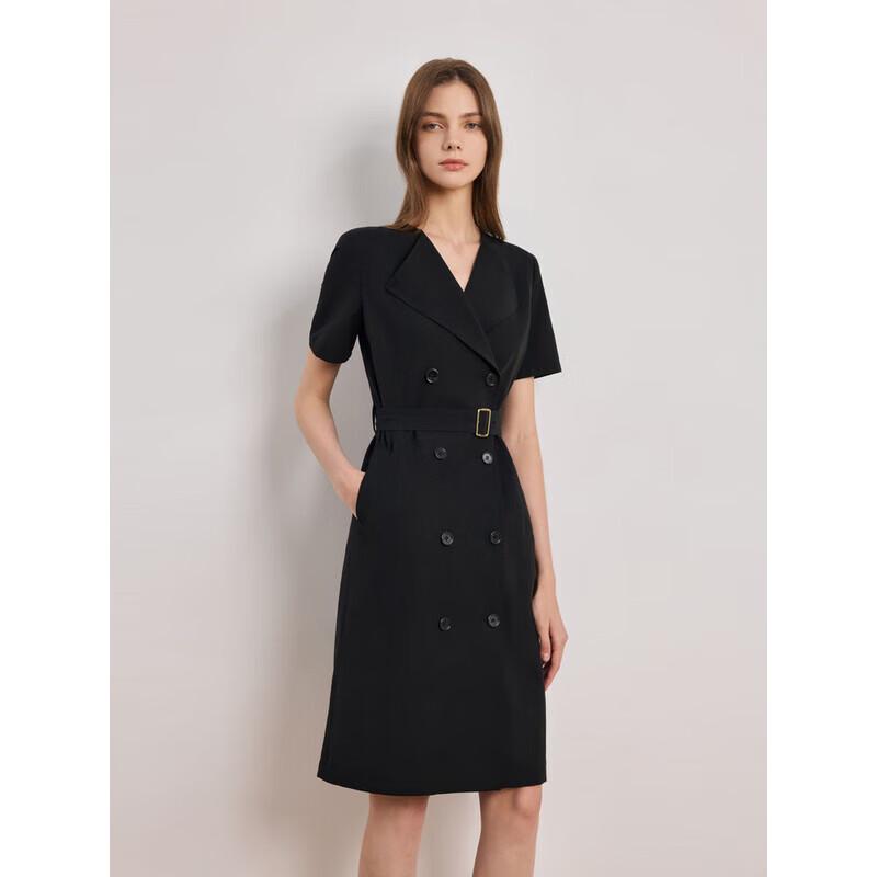 

Scofield Women s Double-Breasted Suit Dress with Adjustable Belt M 165
