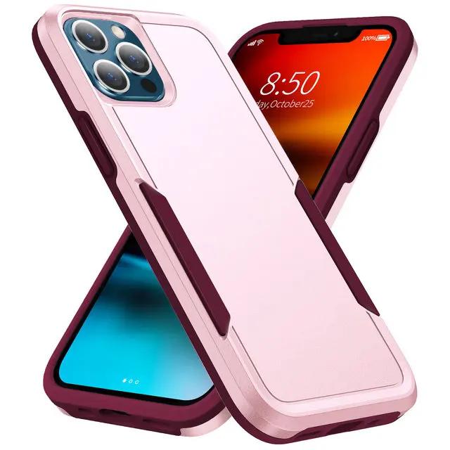 Hybrid Heavy Duty Armor for IPhone 16 Pro Max 15 14 13 12 11 XR XS 7 8 Plus Otter Case Box Hard Full Protection Military Shockproof Cover