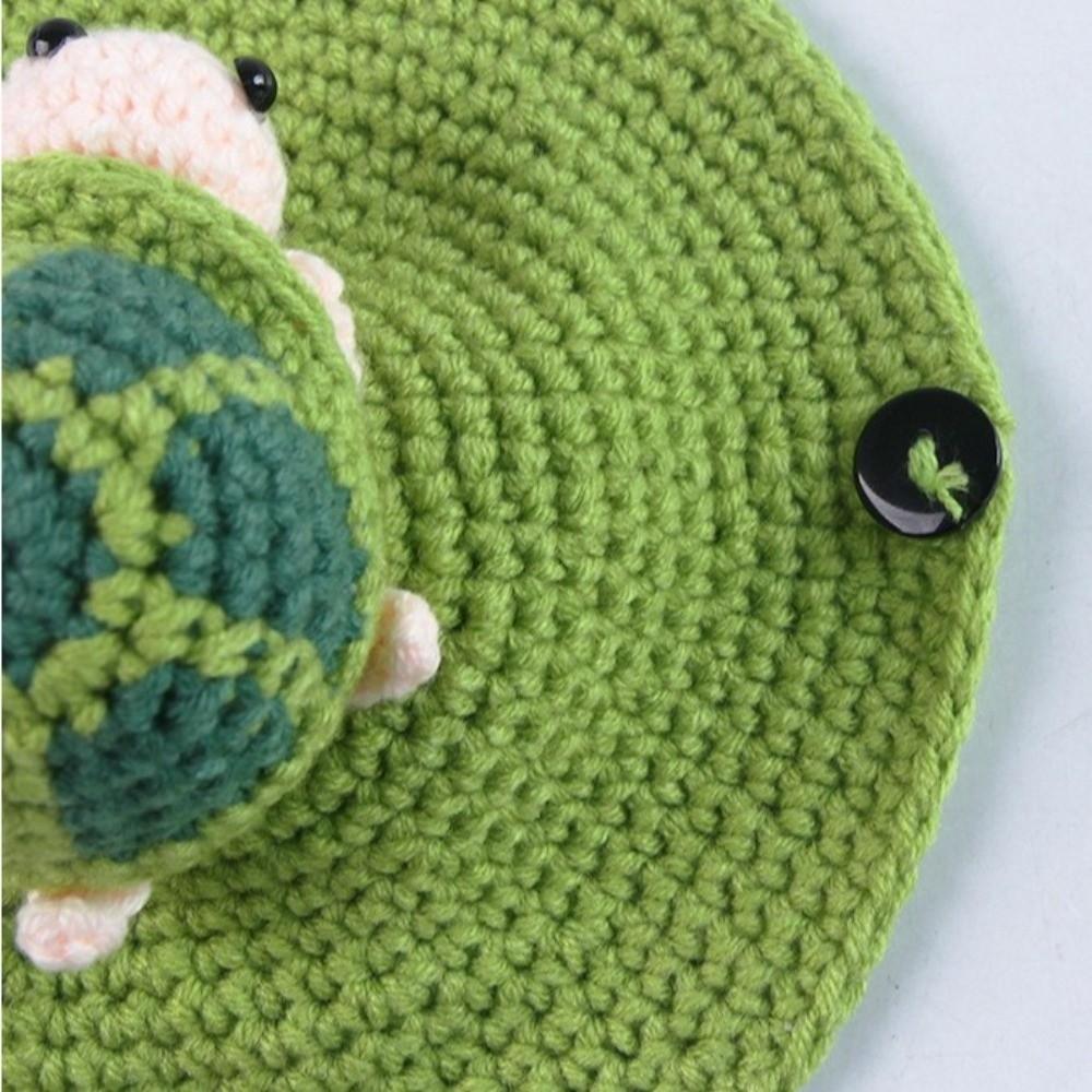 Handmade Turtle Sweater Warm Knitted Pet Clothes Creative Pet Tortoise Clothes  Pet Accessory