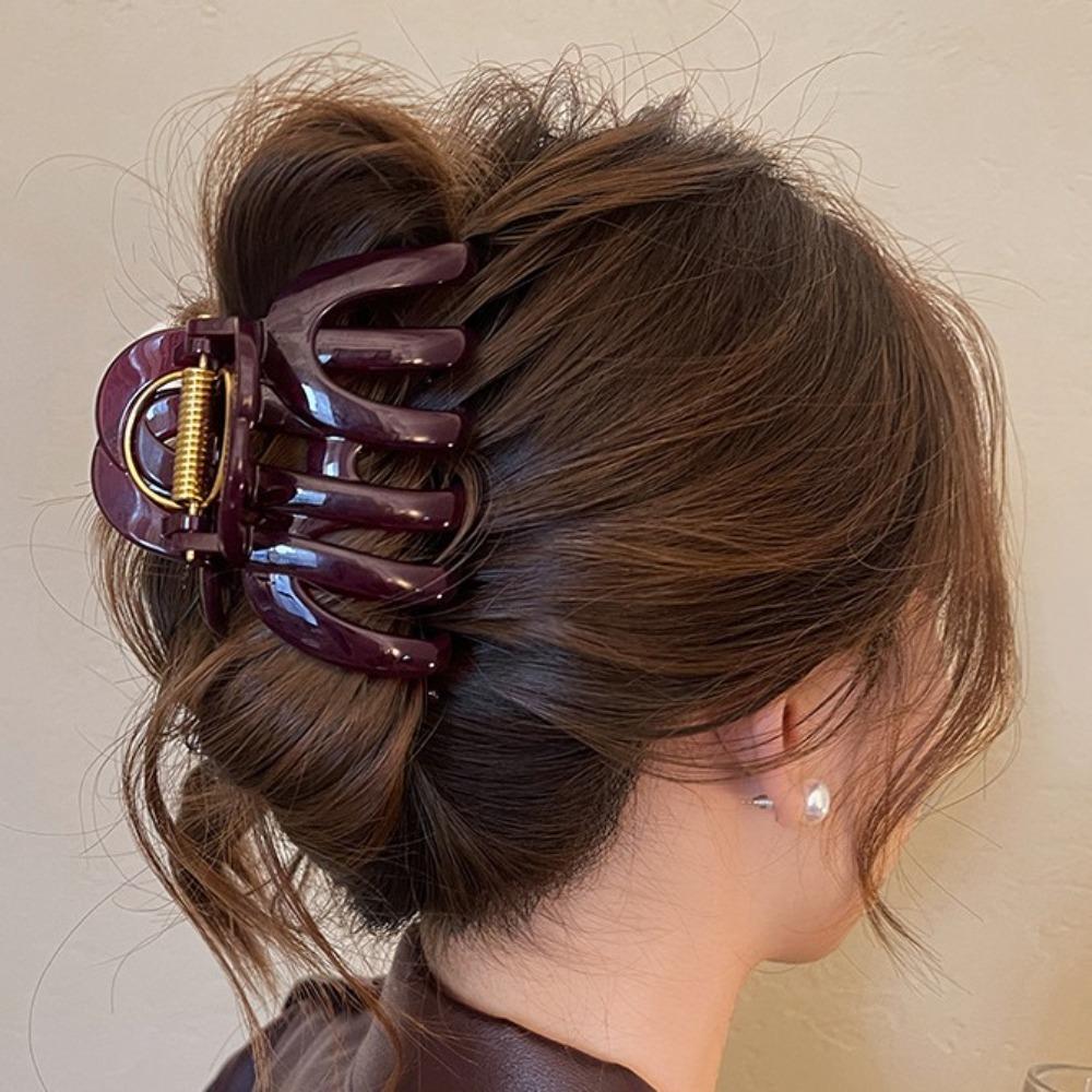 Large Hair Grab Funny Shark Clip Creative Pumpkin Hair Claw Hair Accessories