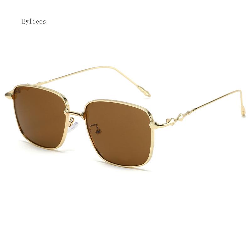 Metal Square Thin Frame Retro Sunglasses Women Men Fashion Sun Glasses Female Eyeglasses Shades gafas