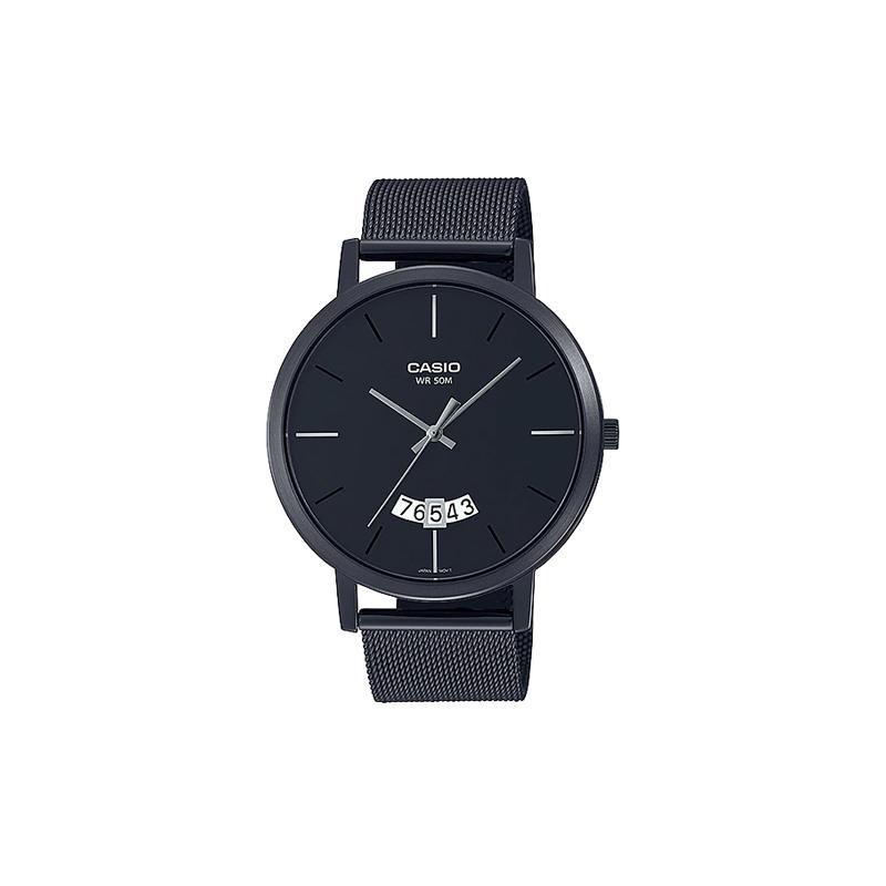 

Casio STANDARD Series Wire Mesh WR50M Waterproof Quartz Movement Stainless Steel Strap Japanese and Korean Watch Men s Watch Black MTP-B100MB-1EVDF чорний