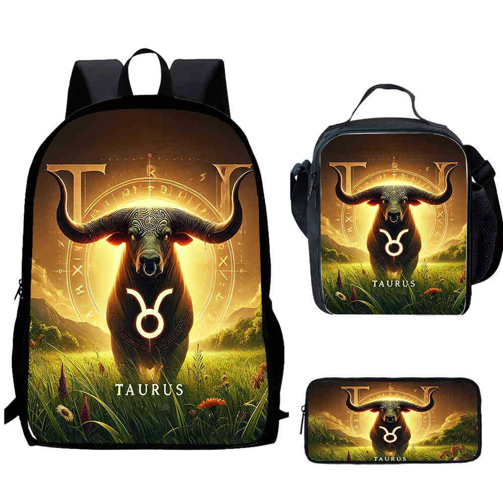 12 Sternbilder Schultasche High Definition Multifunktion Oxford Leichter Rucksack Haare