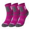 3 Pairs/Set Autumn Professional Women's Sports Sock Outdoor Warm Cycling Running Hiking Skiing Thermal Winter Female Crew Socks