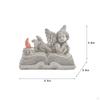 Light Up Angel Statue Flamless LED Candle Figurine for Lawn Patio Decor