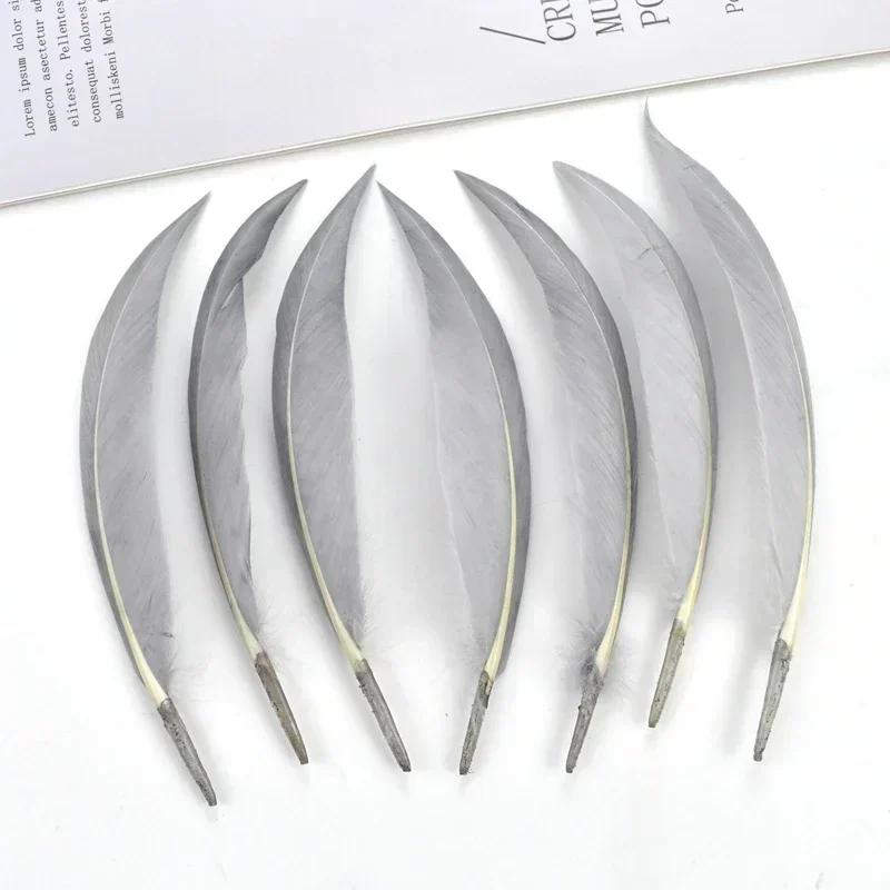 Curved Bent Duck Feathers for Crafts Dream Catcher Goose Wing Feather Decor Jewelry Making Carnaval Handicraft Party Accessories
