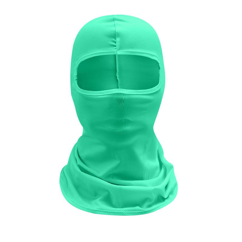 Summer Ice Silk Sunscreen Face Mask: Windproof Dustproof Balaclava for Cycling, Biking, and Outdoor Sports