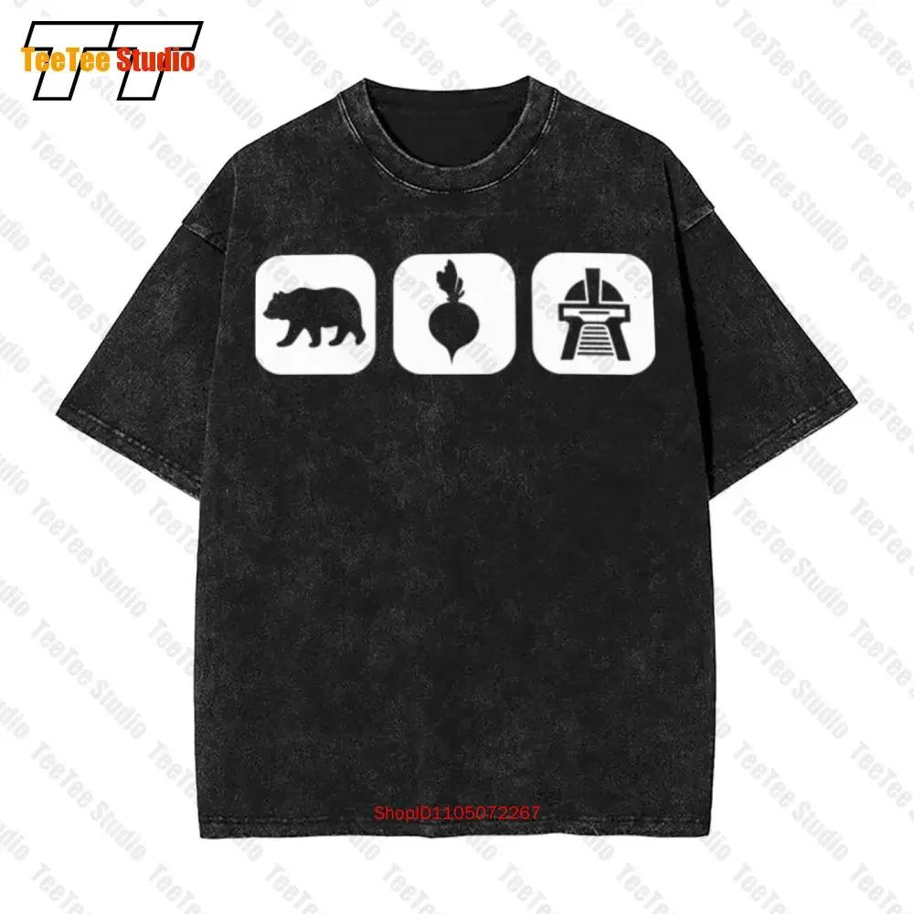 Bears Beets Battlestar Galactica V Vintage Oversized TShirt V S