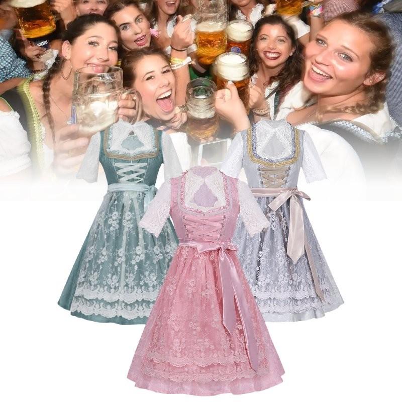 Oktoberfest Cosplay Women Dresses Slip Skirt Festival Stage Clothing Performance