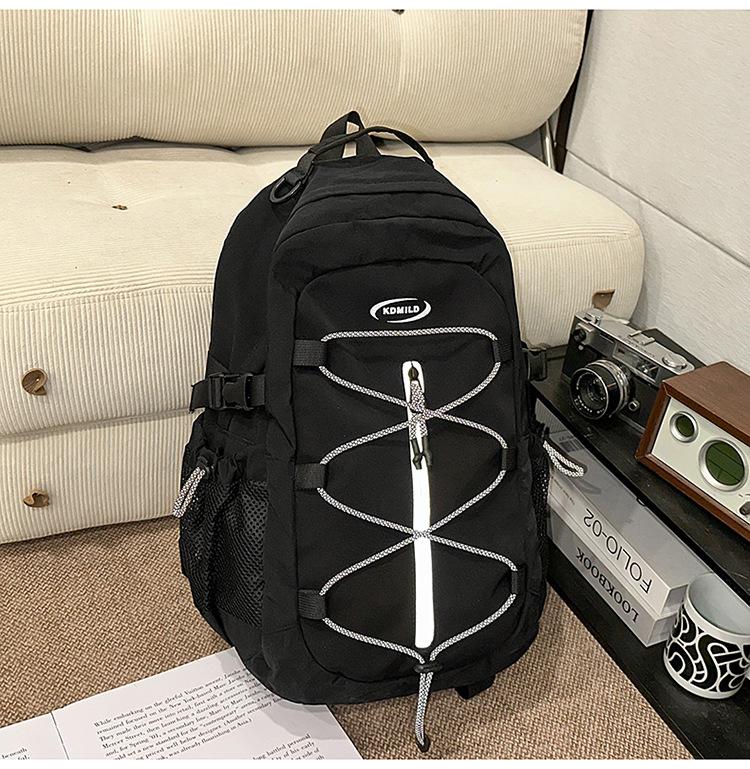 Schoolbag Outdoor Backpack Large Capacity Hiking Backpack Hiking Bag Boys Commuter School Bag Female College Student Computer Bag