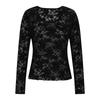 Long Sleeve Lace Shirts For Women Tees Blouses Casual Basic Tops Pullover Spring