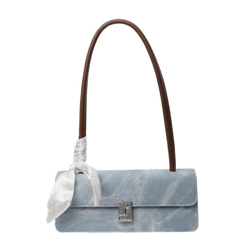 Niche design bag women's new versatile shoulder underarm bag portable baguette bag