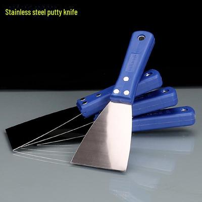Plastic Handle Stainless Steel Putty Knife - Thickened Scraper & Cleaning Shovel