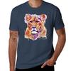 Lioness Head Tshirt Casual Loose Fit Short Sleeve Tshirt
