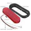 Pack of 2 Tail Lights High Visibility 24LED Recessed Suitable for Enhanced Safety on Trucks and Trailers Large Vehicles