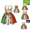 Grinch Halloween Sleeveless Dress For Kids Soft And Comfortable Polyester Material