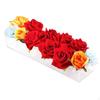 Acrylic Flower Vase Flowerpot Modern Long Decorative Art for Office Table
