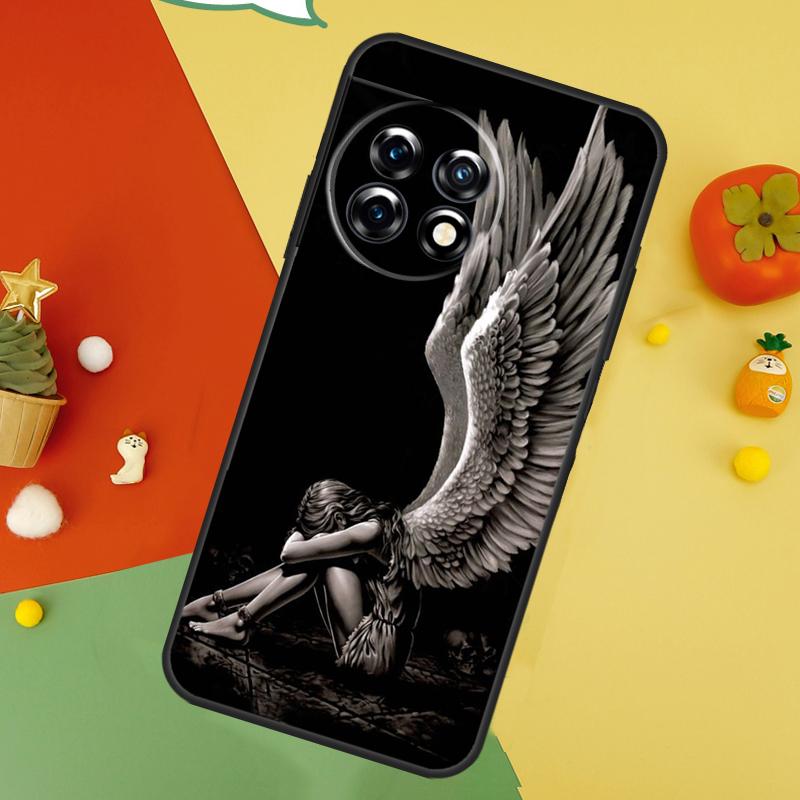 Fantasy Angel Girl Wings Case For OnePlus Nord 5 CE 2 3 4 Lite N20 N30 OnePlus 15 13 12 11 10 10T 12R 13T 13R Cover