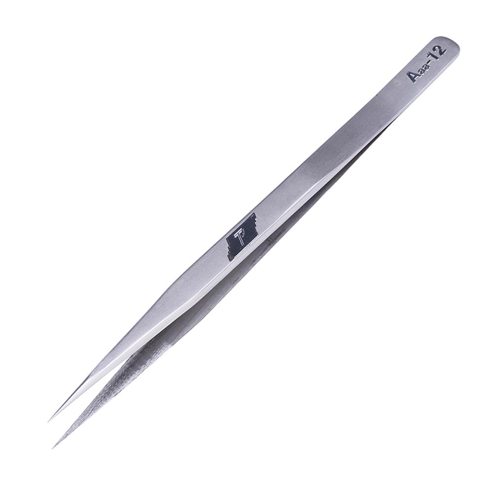 Stainless Steel Precision Tweezers Pointed Curved Tweezers Pinzas Forceps Phone Repair Tools
