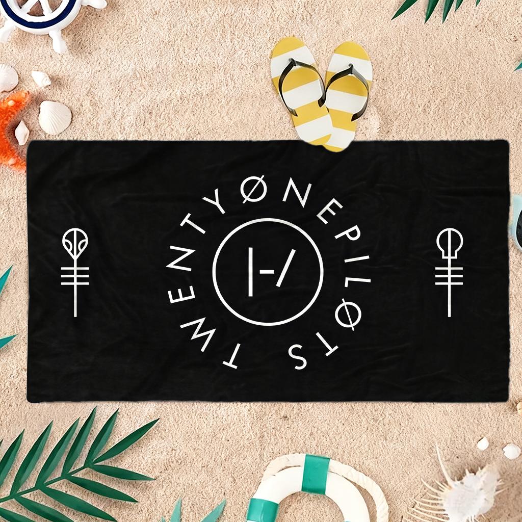 Music Fans T-Twentys-One-PilotsS Beach Towel Quick-drying Suitable for Beach Gym Yoga Pool Summer Funny Gift for Friends&Family