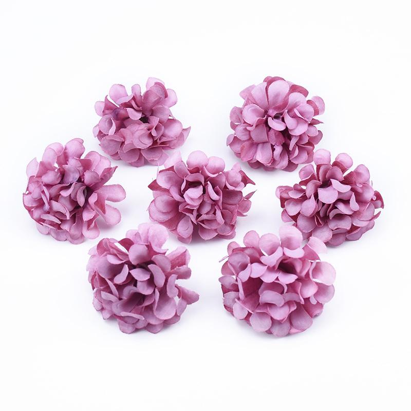 30/60 Stück Stickerei-Vasen Heimzimmer-Dekoration Hochzeit Braut-Accessoires Ausverkauf DIY-Bastelartikel Seiden-Nelke Künstliche Blumen