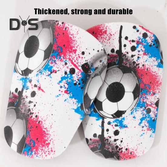 1 Pair Football Shin Pads Shock Absorption Mini Shin Guards Lightweight Protective Shin Guards for Soccer Training Games Gift for Football Enthusiasts