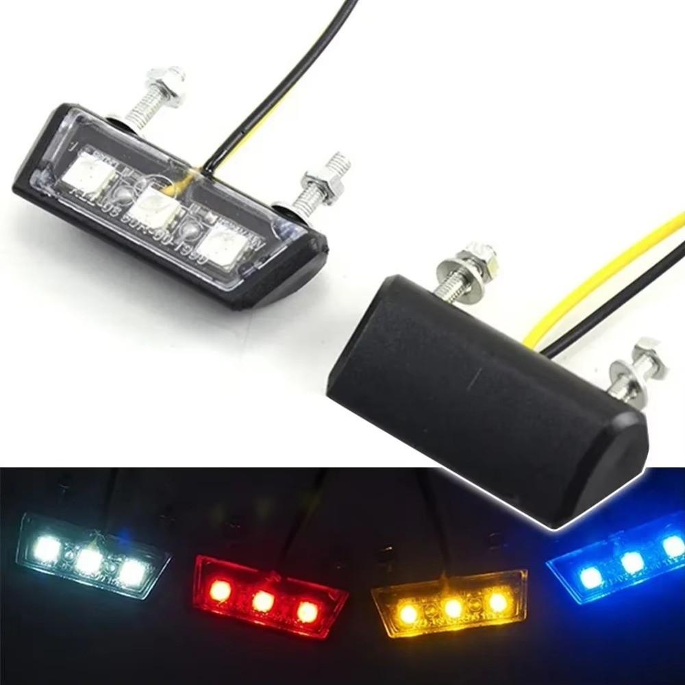 12V LED Rear Tail Lamp Rear Lighting Motorcycle License Light New Motorcycle License Plate Light