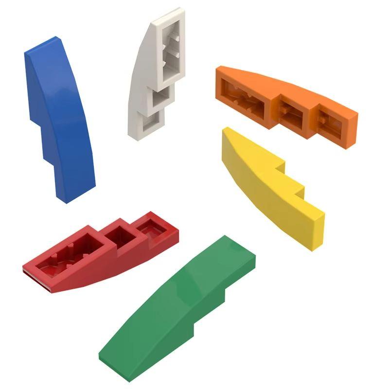 10PCS 61678 11153 Slope Curved 4 x 1 Block Moc Color Accessories Compatible with Brick DIY Children's Toy Assembly Parts