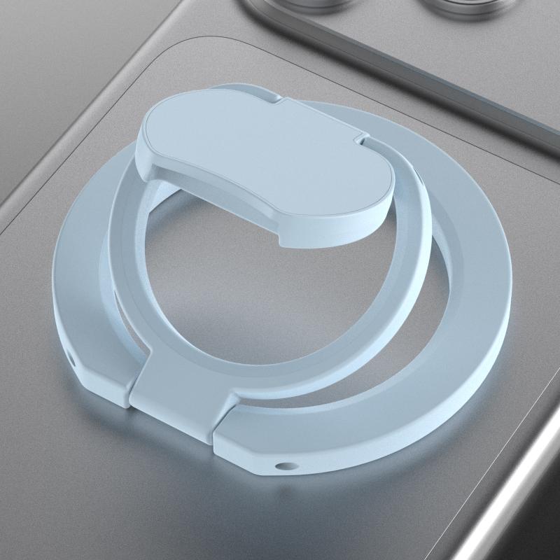 Double Sided for MagSafe Phone Stand Magnetic Phone Ring Holder Kickstand Magnet Grip for IPhone Samsung Folding Portable Holder 5