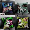 B-Billy & Mandy'sAdventure Pillow Case Home Dorm Chair Back Short Plush Double-sided Printing Office Nap Time Cushion Cover