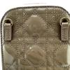 Dior Phone holder Lady Dior Canage Patent leather Lady Dior Call'in Dior Pouch beige Patent leather Used