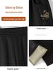 Mom's Versatile Plus Velvet Elastic Waist Straight Leg Pants - Thickened Winter Trousers for Middle-Aged and Elderly Women
