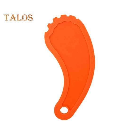 

Скребок для гриля барбекю, без щетины, чистящий решетку для гриля из PLA, металлический скребок, универсальный инструмент для барбекю, для круглых V-образных грилей, портативные кухонные гаджеты оранжевый