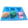 2 Pack Food Grade Silicone Baking Molds Set With 6 Cavity Animal Shape Lions Hippo Bear For Homemades Chocolate Ice Jellies