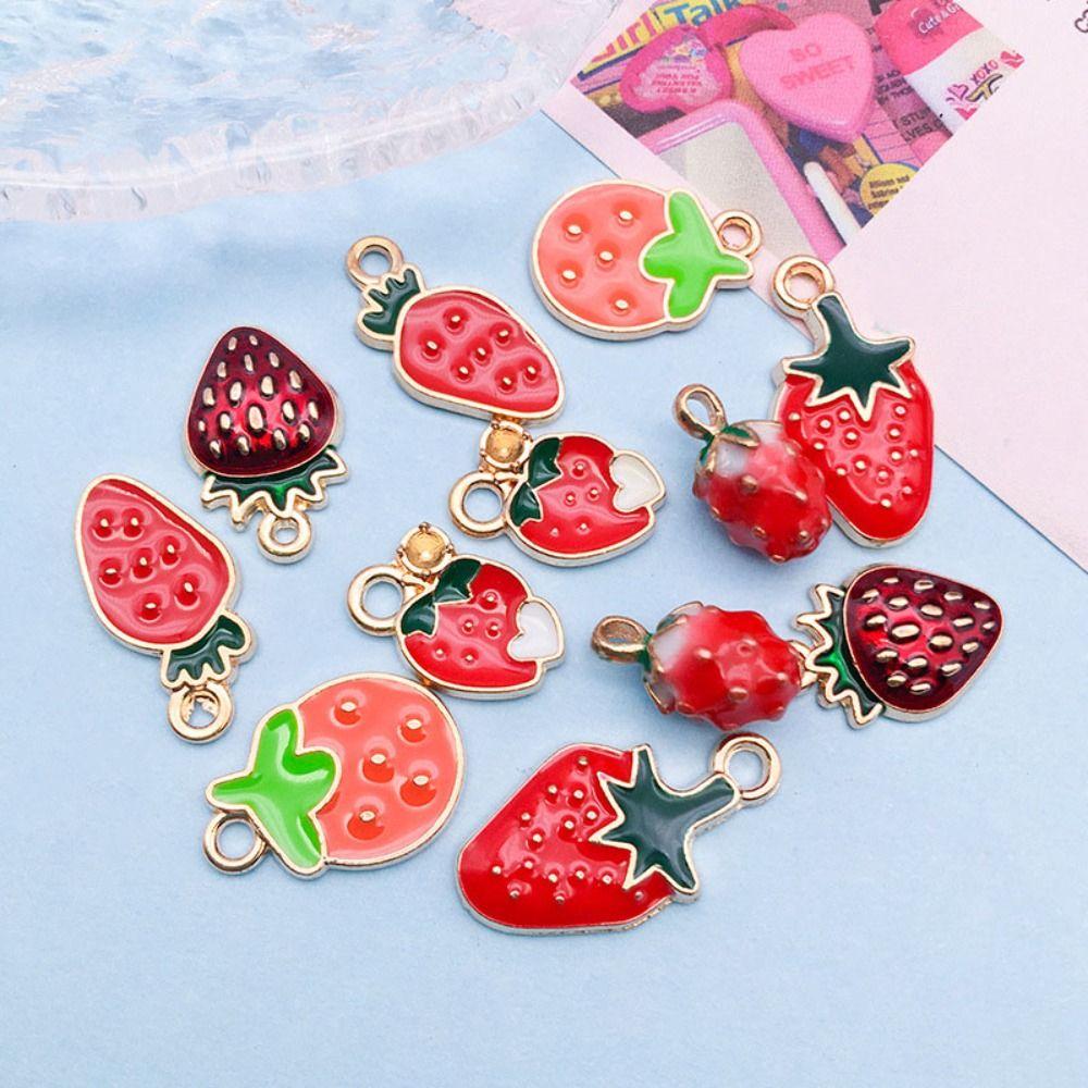 

20 шт. цинковый сплав клубника DIY аксессуары серьги ювелирные изделия своими руками изготовление подвесок любители рукоделия 20Pcs StyleC