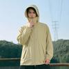 Men's cool ice silk sunscreen clothing summer UV protection loose casual hooded light breathable outdoor sunscreen clothing