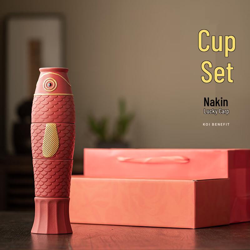 

Fengge Koi Ceramic Business Tea Set