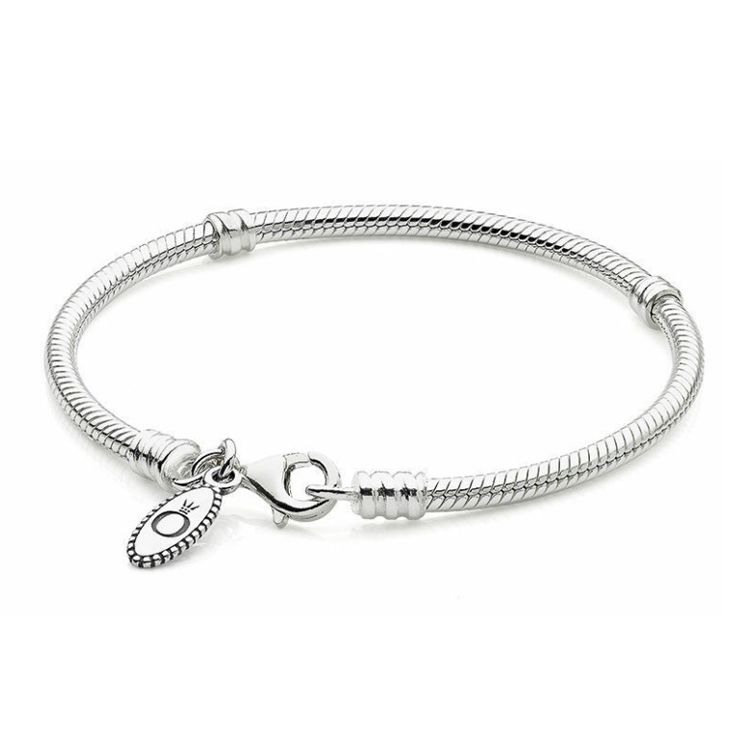 Pandora 925 Silver Lobster Clasp Basic Chain Bracelet Women bracelet 590700HV Box,18cm
