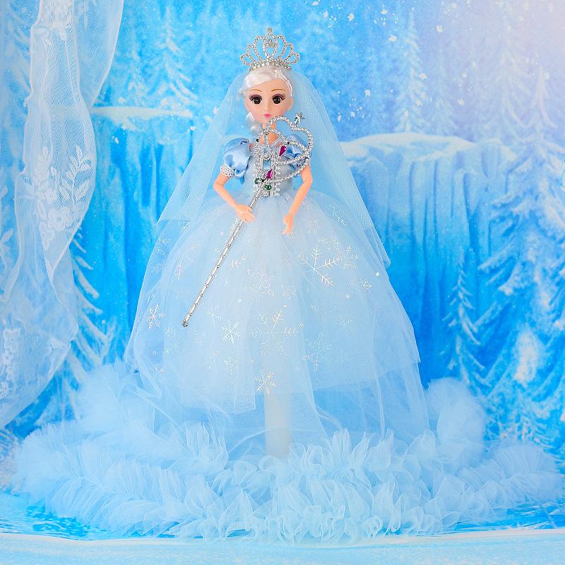50cm elegante Prinzessin Puppe Spielzeug Overall handgefertigt Schönheit Spielzeug Silikon Wiedergeburt Puppe Spielzeug Geschenk