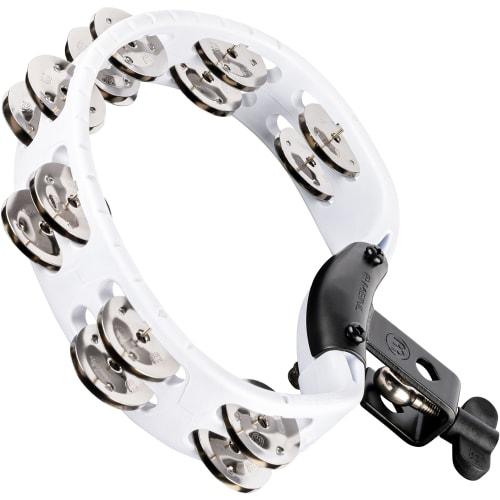 MEINL Percussion Headliner Series Mountable ABS Tambourine HTMT2WH