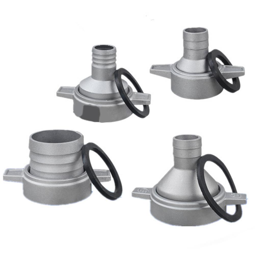 Aluminium Wasserpumpe Aluminium Rohranschluss mit Gummidichtung Wasserpumpen Verbindungsrohr Benzin-Wasserpumpe Zubehör