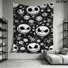 Jack Skellington'S Spooky Adventure Tapestry Fashion Print Background Cloth Wall Decoration Christmas Gift Background Cloth