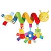 Infant Baby Worm Crib Bed Around Rattle Bell Cartoon Stroller Hanging Stuffed Wrap Spiral Safety