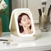 New Makeup Bag With Led Light Mirror Portable Small Makeup Brush Lipstick Storage Bag For Woman