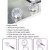 Childproof Gas Stove Switches Cover Removable Dust Protectors Cover Heat Resistant Baby Safety Oven Lock Lid Cap