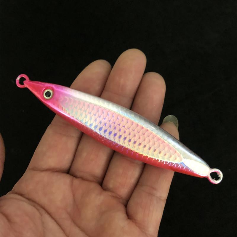 Glow-in-the-Dark Ocean Trolling Metal Jig (180g, 10.7cm) for Sea Fishing