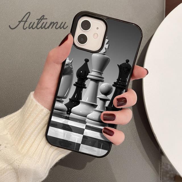 

Чохол для телефону Chess Pieces для iPhone 11 12 13 14 Pro Max mini X XR XS SE 2020 5 6S 7 8 Plus Samsung Galaxy S21 S22 Cover shell iPhone 12pro max