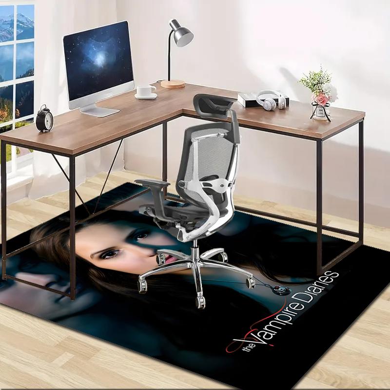 1pc The Vampire Diaries3 Design Area Rug - Non-Slip, Soft & Cozy Floor Mat for Living Room, Bedroom, Office - Indoor/Outdoor Decorative Carpet